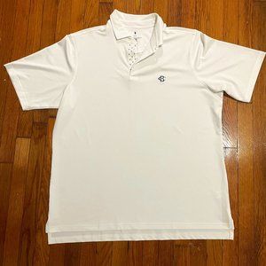 White Fairway & Greene Golf Shirt- Canoe Brook Course Logo
